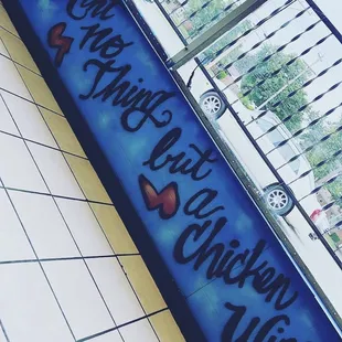 a sign for a restaurant