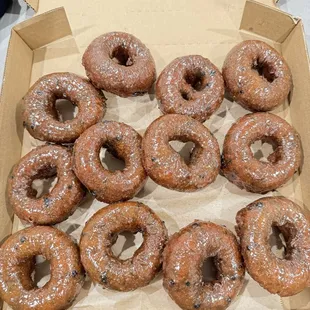 dozen of blueberry donut