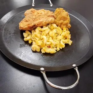 Fried Chix Dinner w/ Mac Cheese