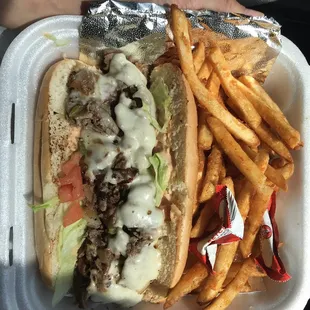 Philly and fries