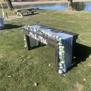 Mr &amp; Mrs Table