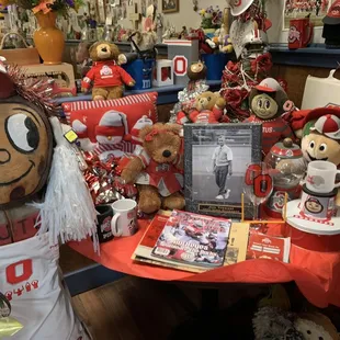 All the cute Ohio State decorations when you walk in