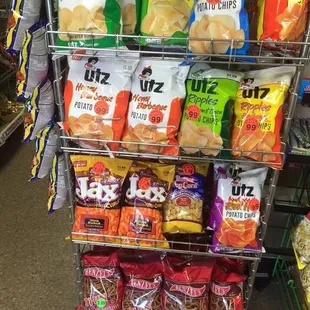 a variety of chips