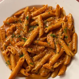 a plate of pasta