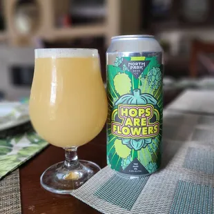 North Park Brewing- Hops are Flowers Hazy IPA 6.6% ABV