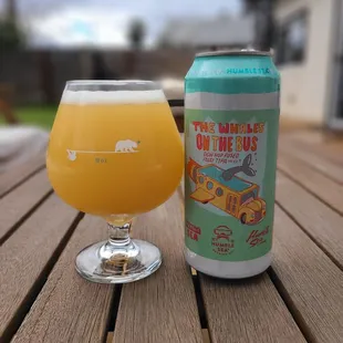 Humble Sea Brewing-The Whales on the Bus- DDH Hop Fused Foggy TIPA 10.2 % ABV