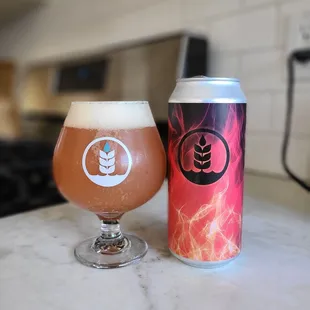 Pure Project Brewing ( Flames of Eden ) Murky DIPA w/ Blood Orange and Cherry 8.2% ABV