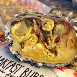 Bacon Breakfast Burrito