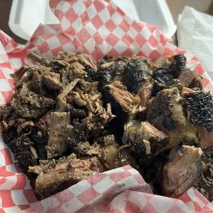 2 meat combo - Brisket and Tips