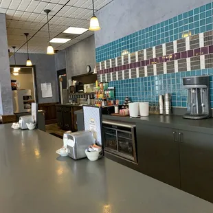 a coffee bar