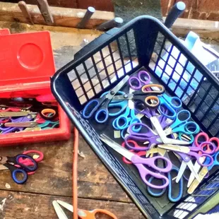 Scissor practice today.