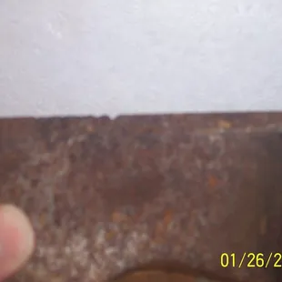 Mower blade before our signature service