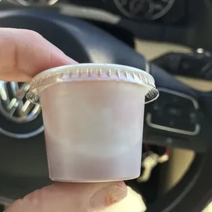 Not even half full. dry ass tacos.