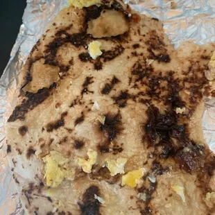 A massacred tortilla