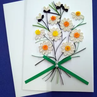 Paper Quilling Card ($15~$20) Hand Made by Myself