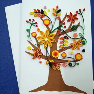 Paper Quilling Card ($15-$20) Hand Made by Myself