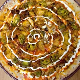 Buffalo chicken pizza!