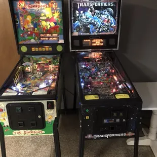 two pinball machines