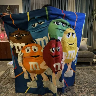 Blanket we bought $6 for spending over $50