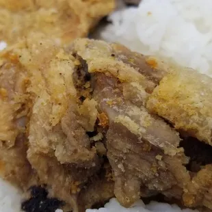 a close up of a plate of food