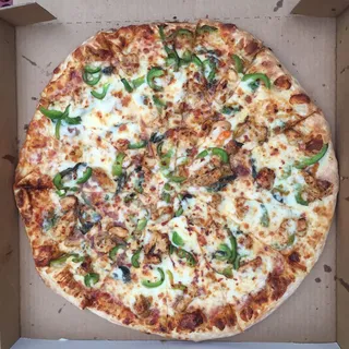 Spicy Thai Chicken Pizza (Halal)