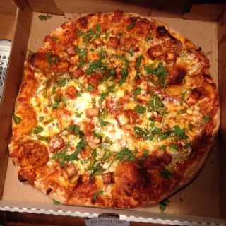 Large 14" Kadhai Paneer Pizza (Veg)