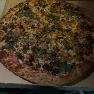 Large 14" Chapli Kabab Pizza (Halal)