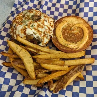 Mushroom Swiss Burger