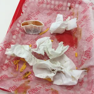 We ate everything on our plate!