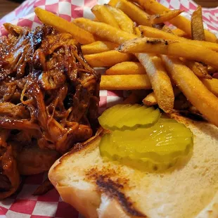 Pulled Pork sandwich.