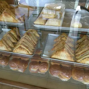 a variety of breads and pastries