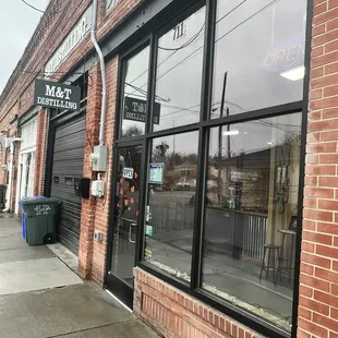 the outside of the building