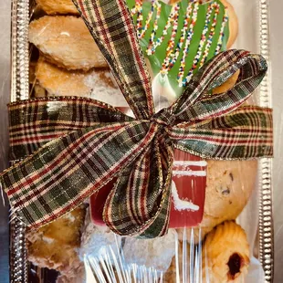 Got my Christmas cookie platter! Merry Christmas and Happy Holidays!