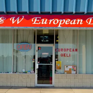 This is the front of the store