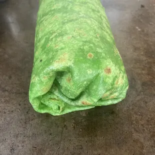 Spinach wrap burrito