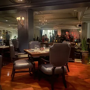 Inside looking at bar/jazz band area