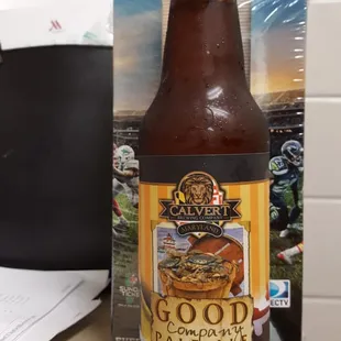 a bottle of beer