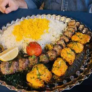Koobideh &amp; chicken kebab