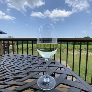 glass of their riesling