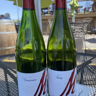 Beautiful day for enjoying these two whites