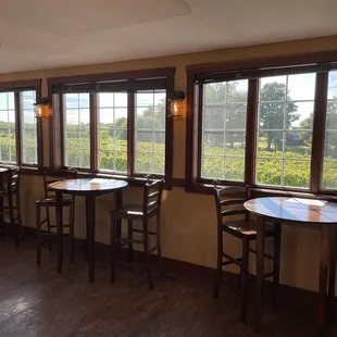 Indoor tasting room