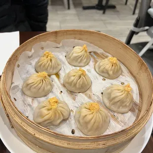 Crab Roe and Pork Soup Dumpling (XLB) (8pc)