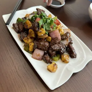 Black Pepper Mango Beef