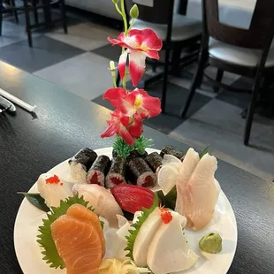 food, sashimi, sushi and sashimi, sushi