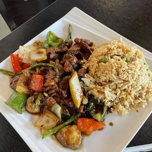 Beef with Thai Basil Beef