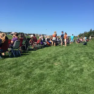 The crowd at one of 20+ games.