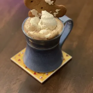 A perfect accompaniment to my delicious hot chocolate. Yum!