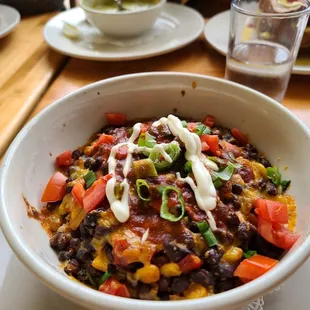 Azteca black bean bowl