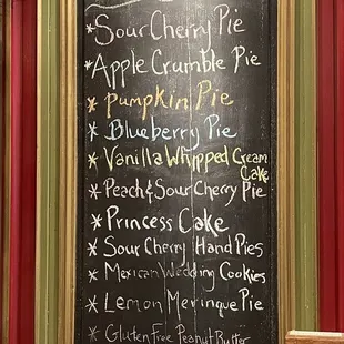 sandwiches, menu