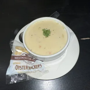 Clam chowder.